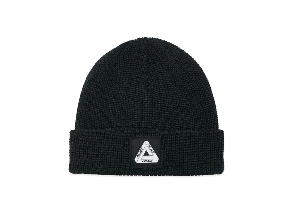 PALACE Tri-Ferg Patch Beanie "Black"