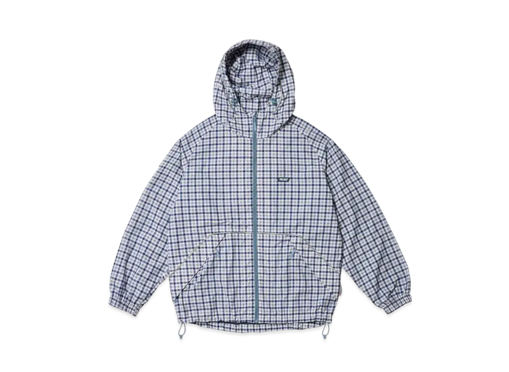 PALACE Lighter Shell Jacket "Blue Ginghan Check"