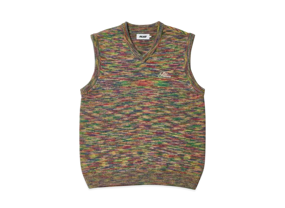 PALACE Space Knit Vest "Multi"