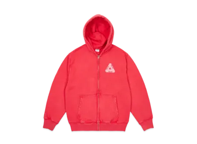 PALACE Pigment Wash Tri-Ferg Hood "Red"