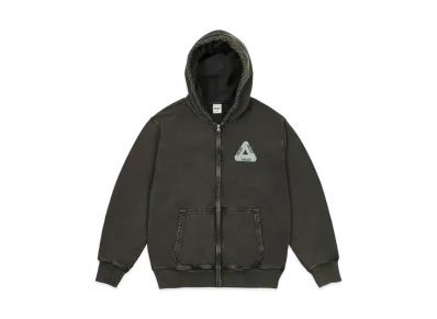 PALACE Pigment Wash Tri-Ferg Hood "Black"