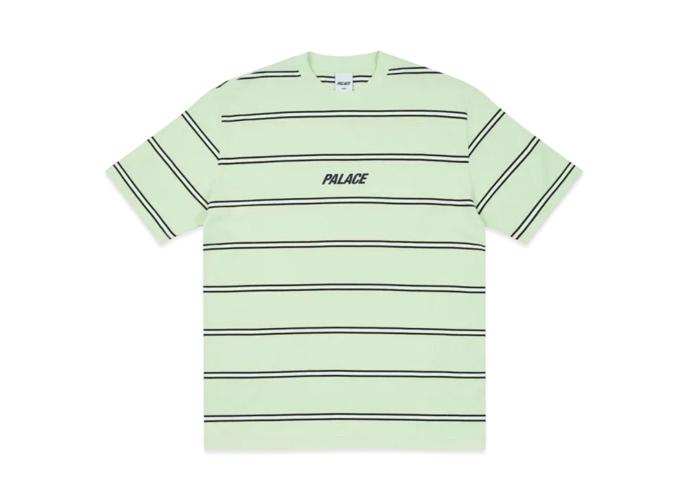 PALACE Duo Stripe T-Shirt "Lime"