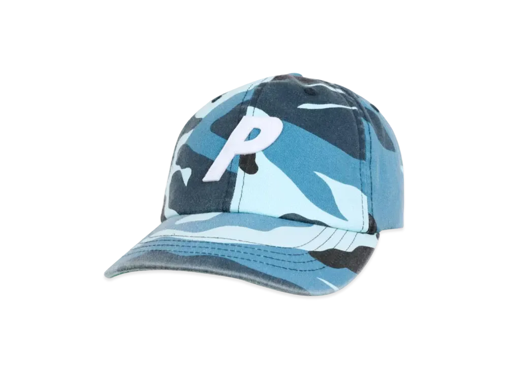 PALACE P 6-Panel "Washed Navy Camo"