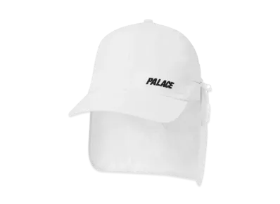 PALACE Font Shell Neck Saver 6-Panel "White"