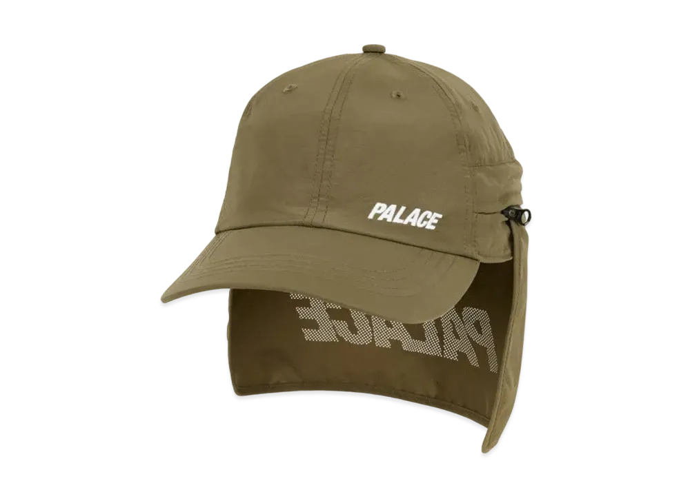 PALACE Font Shell Neck Saver 6-Panel "Deep Green"