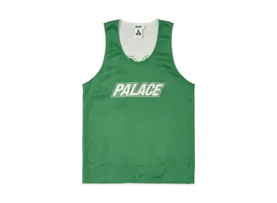 PALACE Mesh Reverso Border Vest "Green"