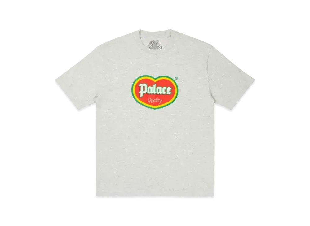 PALACE Quality T-Shirt "Grey Marl"