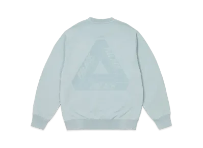 PALACE Spray Tri-Ferg Crew "Hazy Blue"