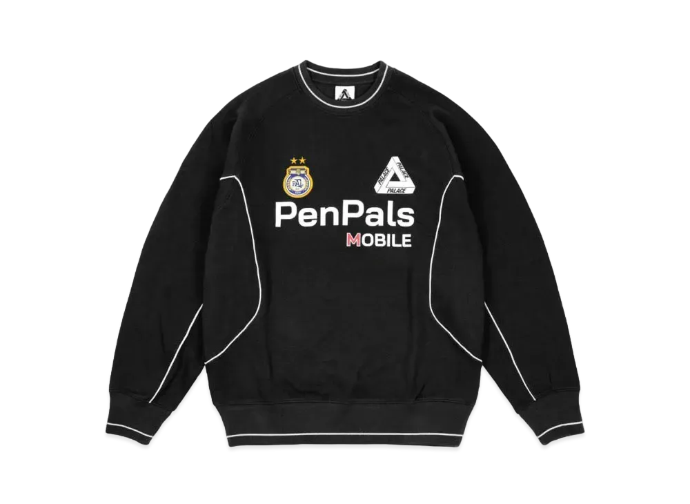 PALACE Pen Pals Crew "Black"