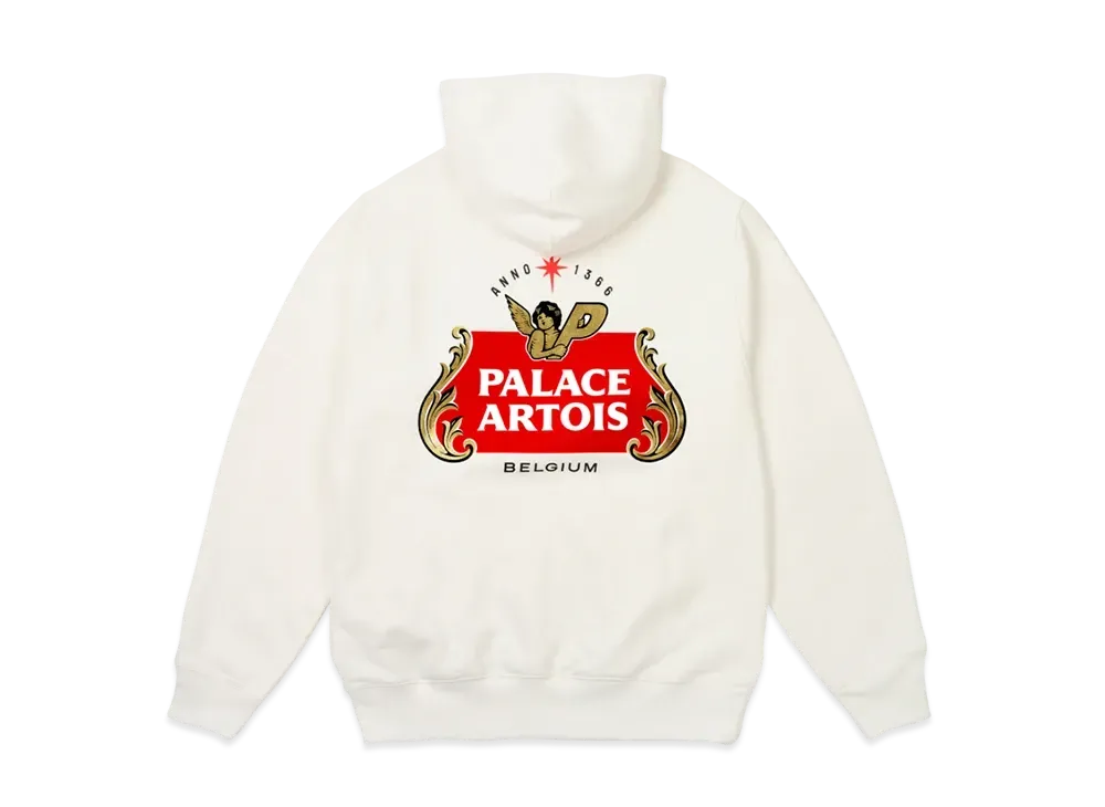 PALACE x Stella Artois Hoodie "White"