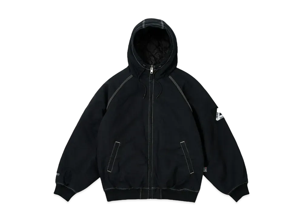 PALACE 10 Oz Hooded Jacket "Black"
