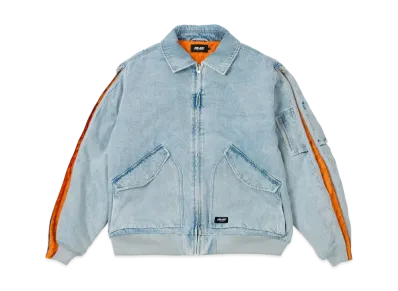 PALACE Zipped MA-1 Bomber Jacket "Stone Wash"