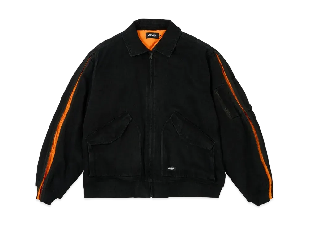 PALACE Zipped MA-1 Bomber Jacket "Black"