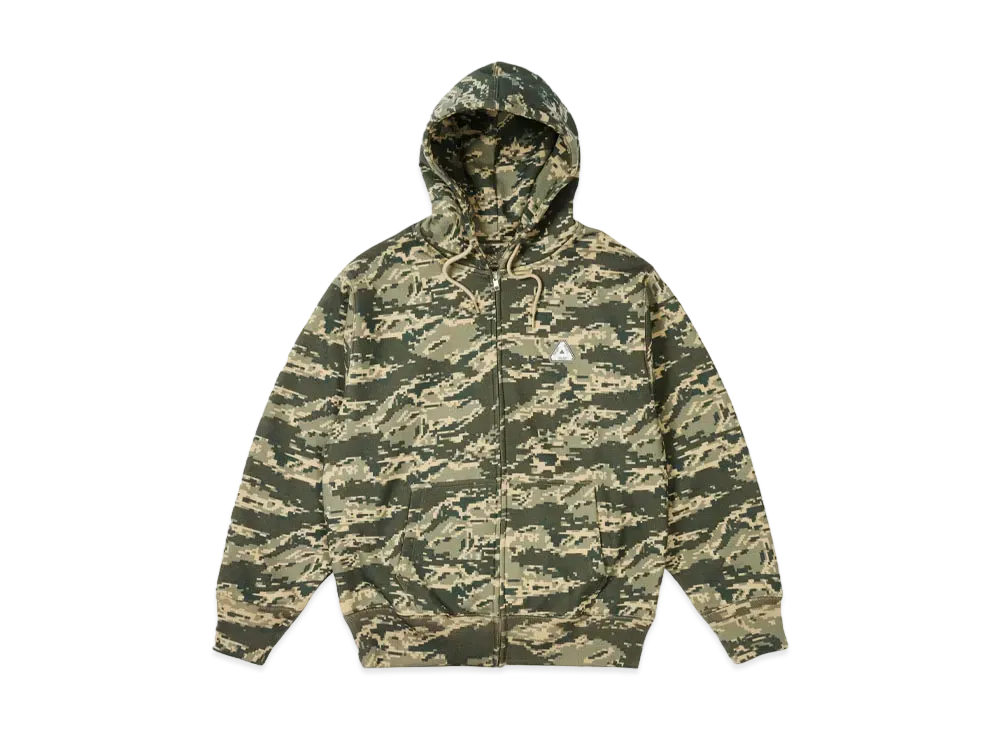 PALACE Sofar Zip Hood "Tiger Digi Camo"