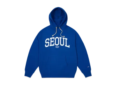 PALACE x Champion Shop Hood "Seoul Blue"