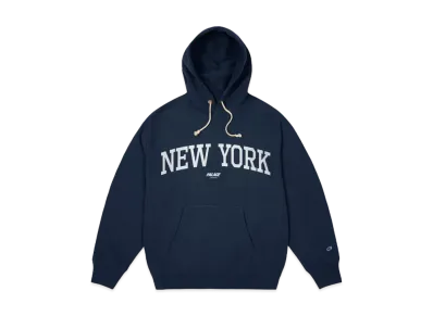 PALACE x Champion Shop Hood "New York Navy"