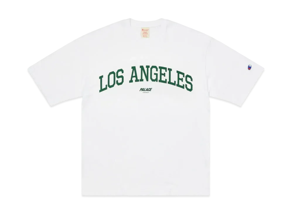 PALACE x Champion Shop T-Shirt "Los Angeles White"