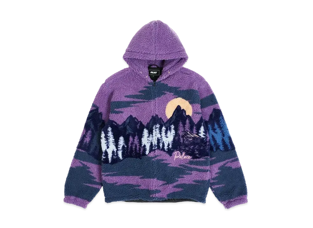 PALACE Palaska Fleece Jacket "Purple"