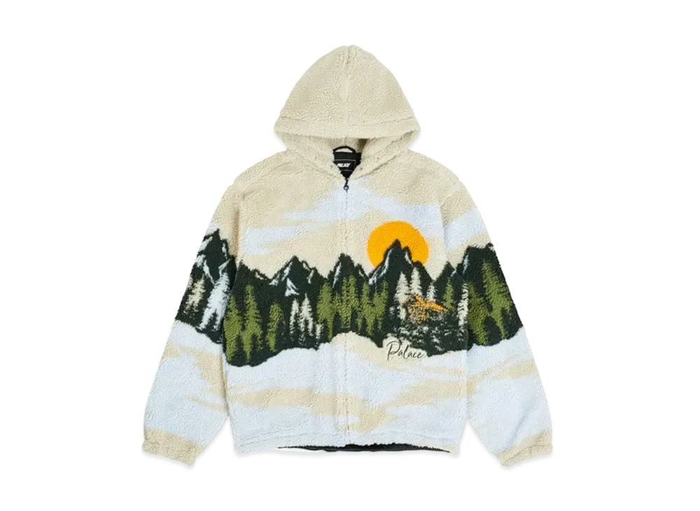 PALACE Palaska Fleece Jacket "White"