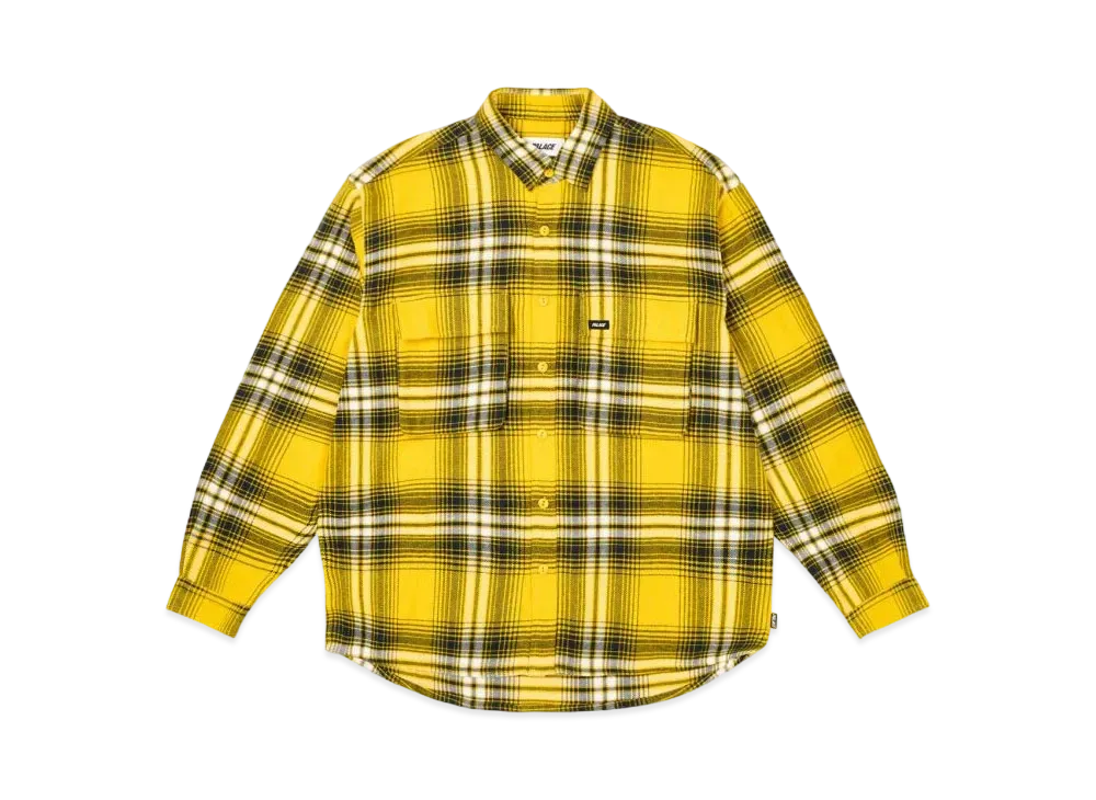 PALACE Check Shirt "Yellow"