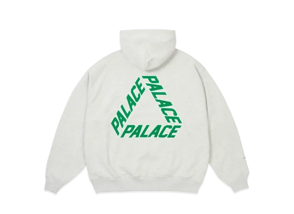 PALACE Athlique P3 Hood "Grey Marl"