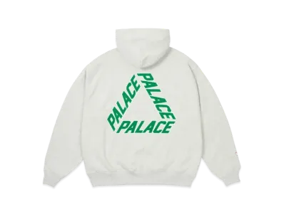 PALACE Athlique P3 Hood "Grey Marl"