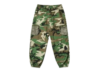 PALACE Mesh Pocket Shell Cargo "Woodland"