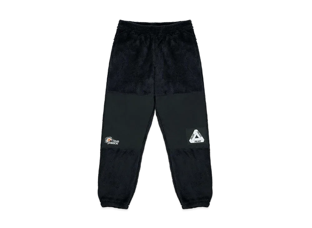 PALACE Polartec High-Loft Teddy Fleece Joggers "Black"