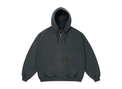 PALACE Triple Stitch Zip Hood Pigment "Black"