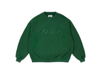 PALACE Triple Stitch Crew Pigment "Green"