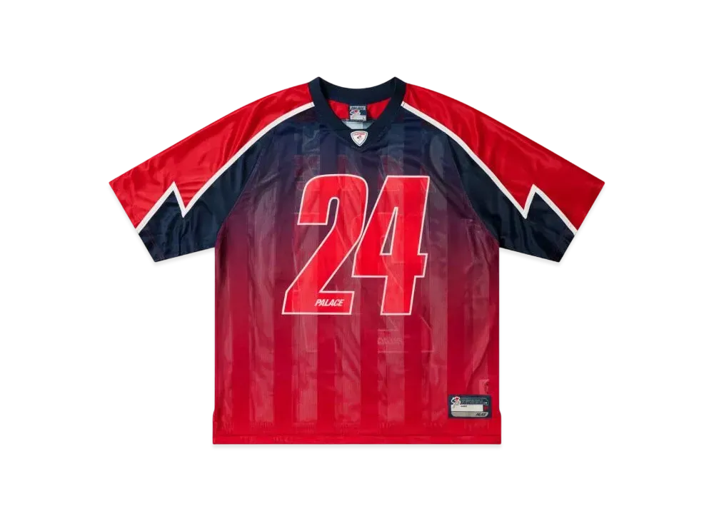 PALACE Meshy Stripe Jersey "Red"