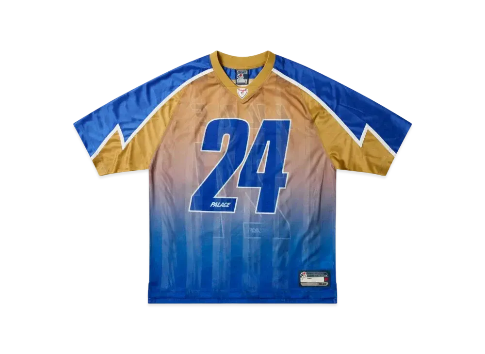 PALACE Meshy Stripe Jersey "Blue"