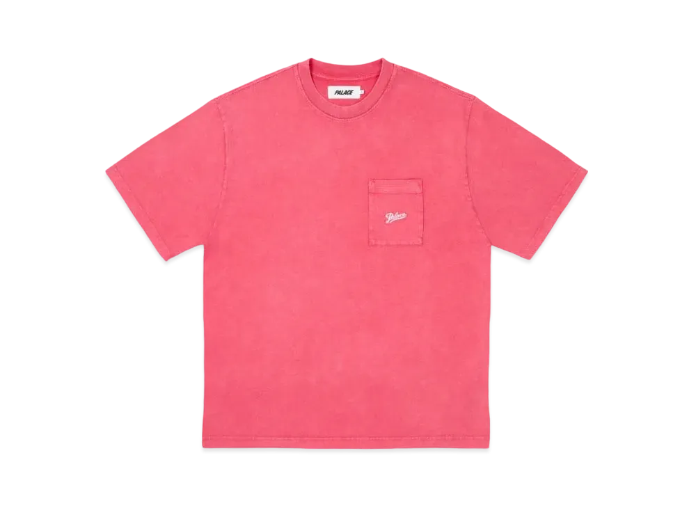 PALACE Easy Pocket T-Shirt "Berry Red"