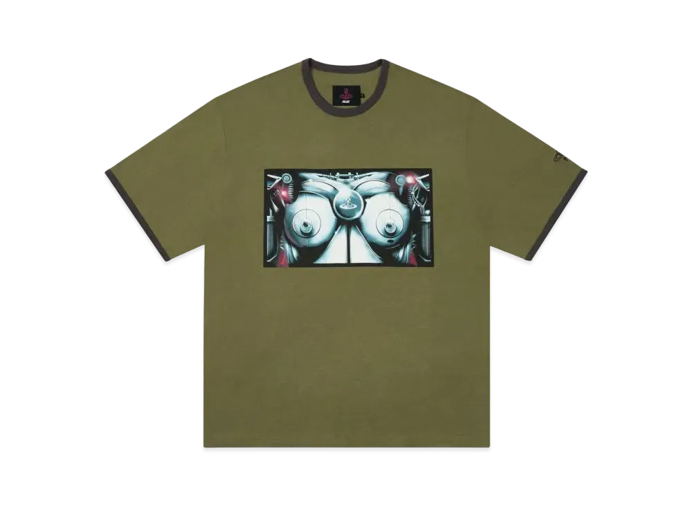 PALACE x Vivienne Westwood Ringer T-Shirt "Olive"