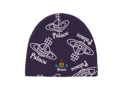 PALACE x Vivienne Westwood Jersey Beanie "Purple"