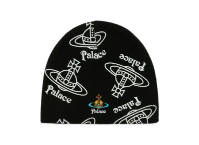PALACE x Vivienne Westwood Jersey Beanie "Black" P26VWBN008