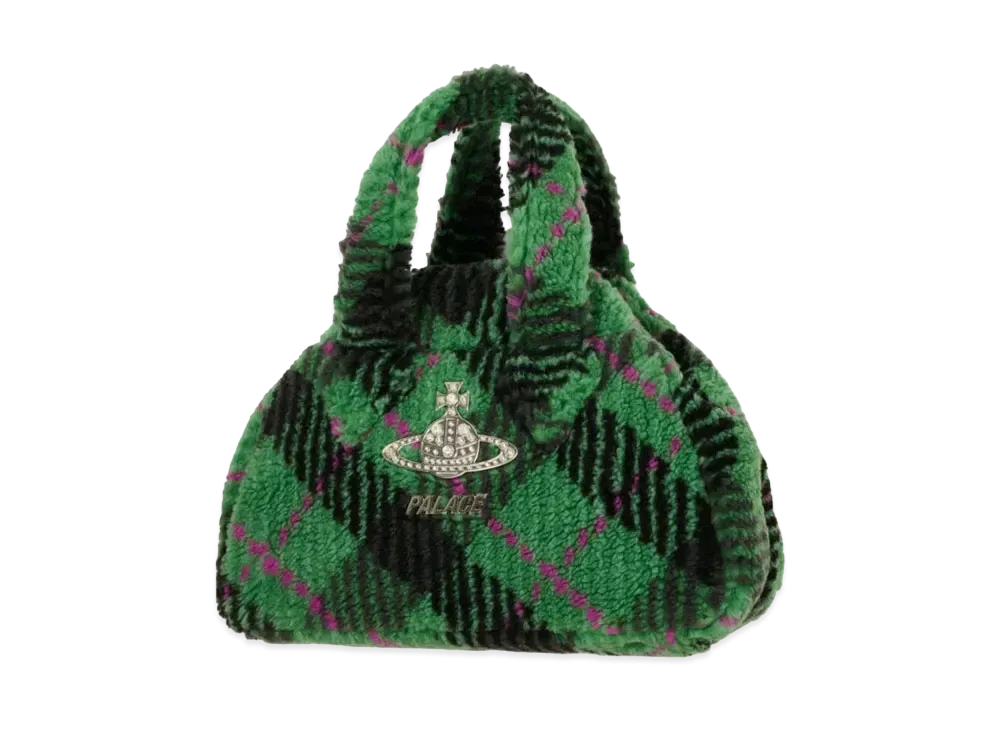 PALACE x Vivienne Westwood Bowling Bag "Green Tartan"