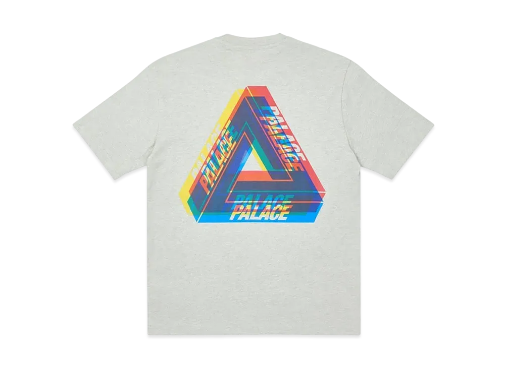 PALACE Tri-Ferg Colour Blur T-Shirt "Grey"