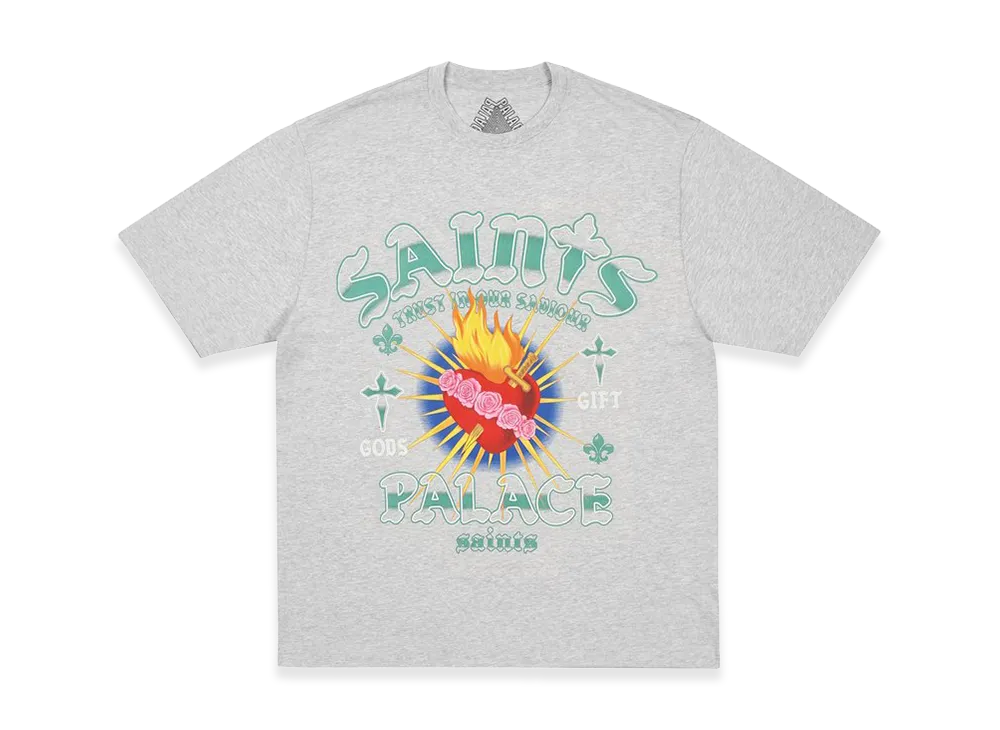 PALACE Gods Gift T-Shirt "Grey Marl"