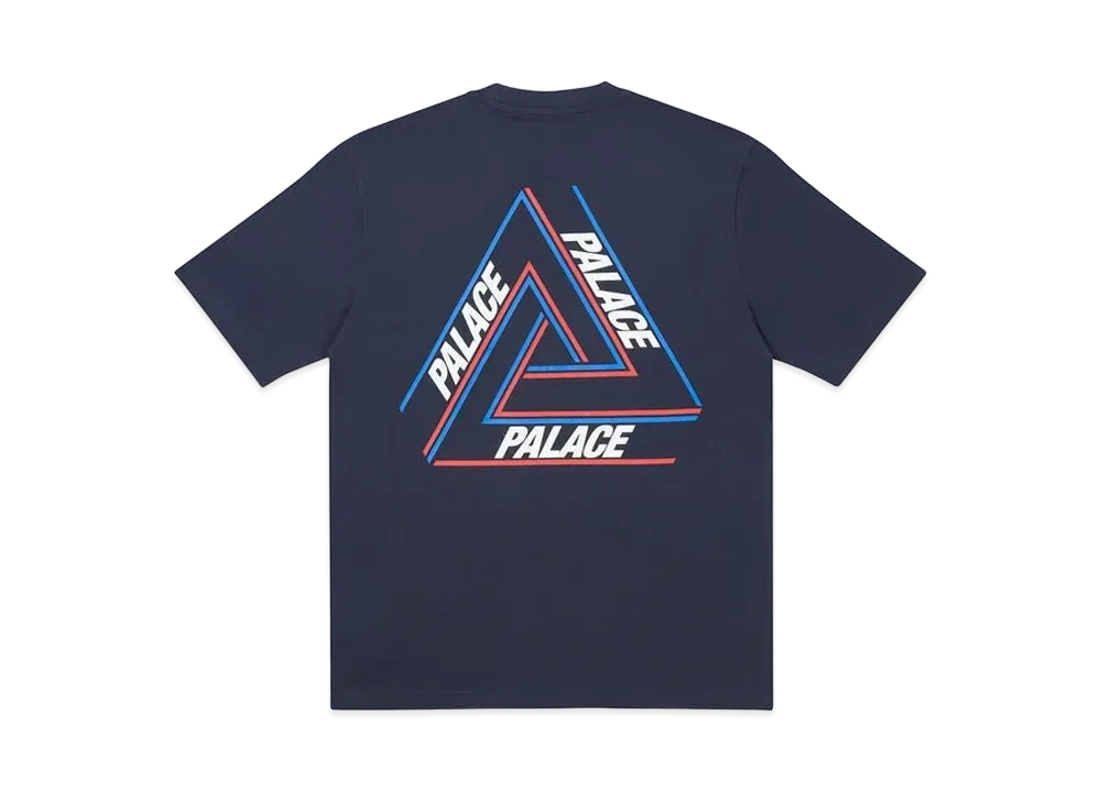 PALACE Basically A Tri-Ferg T-Shirt "Navy"