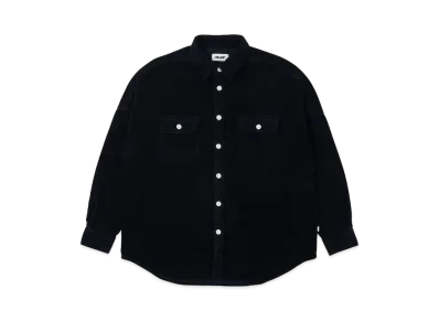 PALACE WASHED SHOULDER CORD SHIRT "Navy"