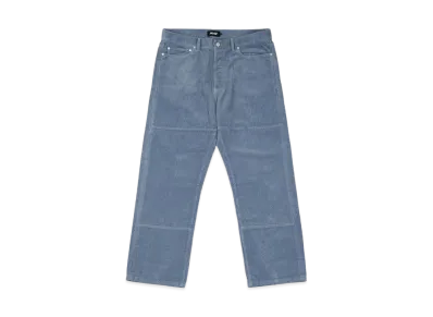 PALACE WASHED CORD TROUSER "Dusty Blue"