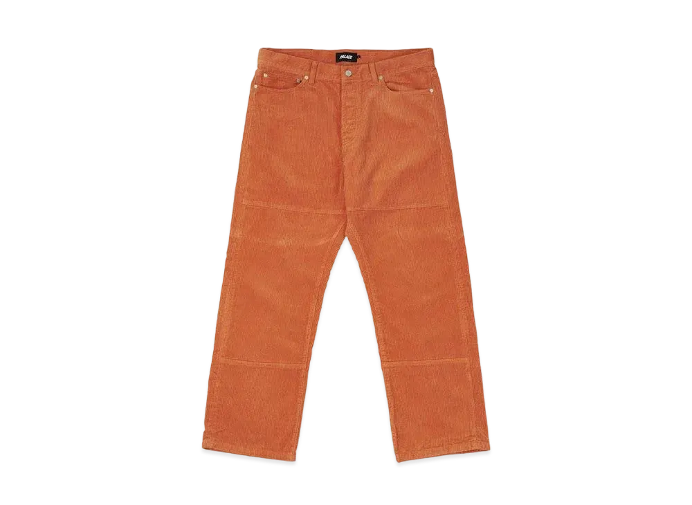 PALACE WASHED CORD TROUSER "Brandy"