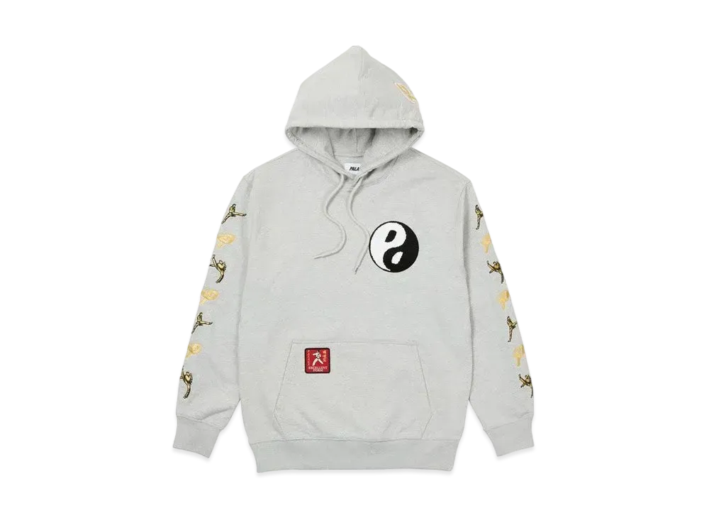 PALACE HIGH KICK HOOD "Grey Marl"