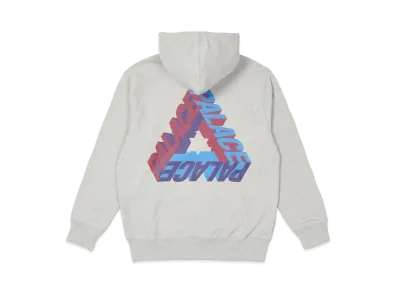 PALACE P-3D HOOD "Grey Marl"