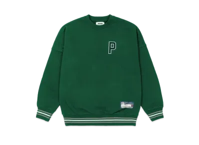 PALACE DROP SHOULDER COLLEGE CREW "Green"