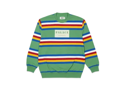PALACE RAINBOW STRIPE LONGSLEEVE "Green"