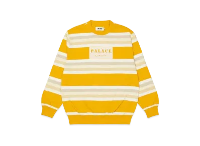 PALACE RAINBOW STRIPE LONGSLEEVE "Yellow"