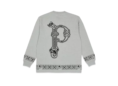 PALACE YE OLDE P LONGSLEEVE "Grey Marl"