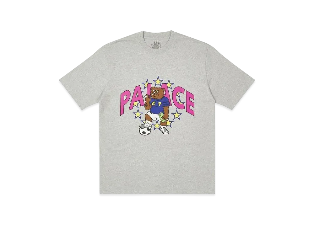 PALACE EURO T-SHIRT "Grey Marl"